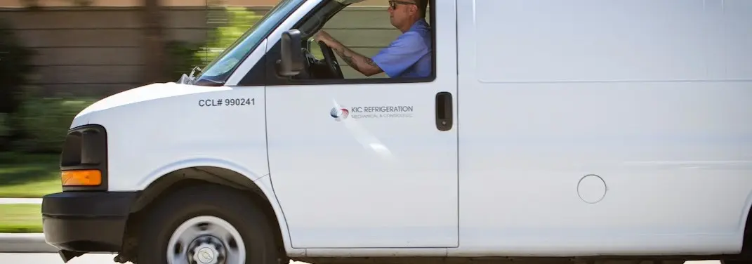 KIC Refrigeration service vehicle serving Sterling area